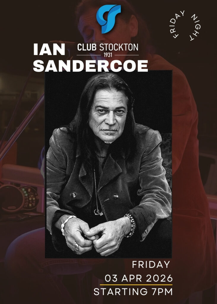 Ian Sandercoe live at club stockton