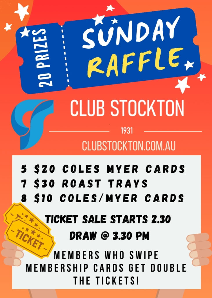 Sunday Raffle Club Stockton