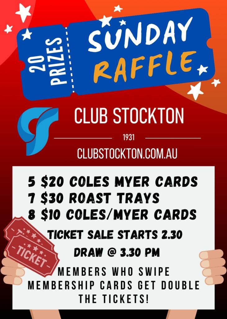 Sunday Raffle Club Stockton