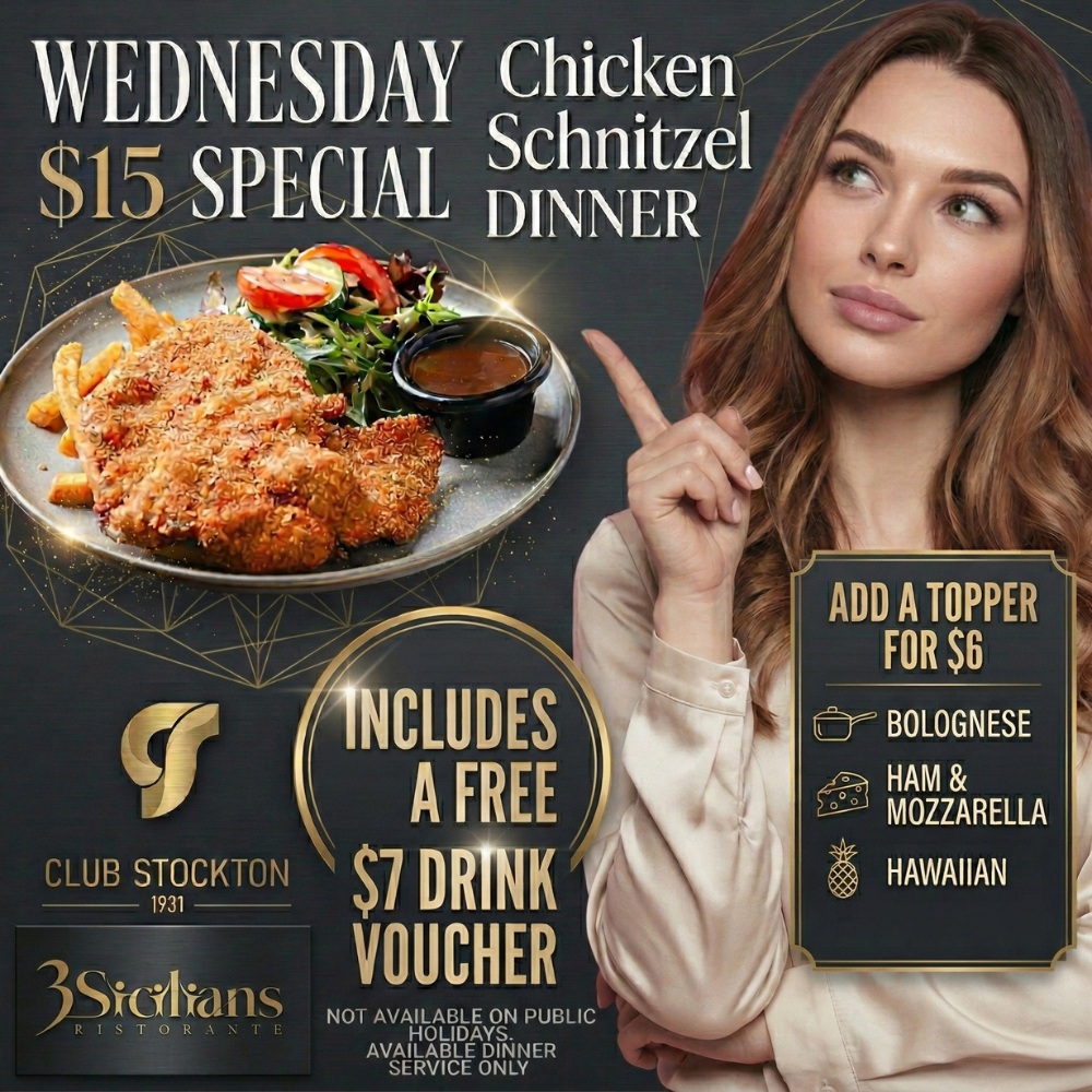 Wednesday Chicken Schnitzel Dinner